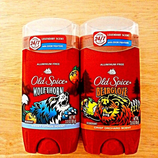 オールドスパイス デオドラント ウルフソーン&ベアグローブ 制汗剤 合計2個 old spice Wolfthorn①