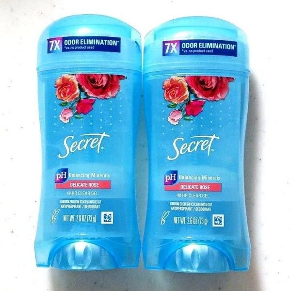 【2個セット】シークレット アウトラスト ローズ クリアジェル デオドラント 73g 制汗剤 secret