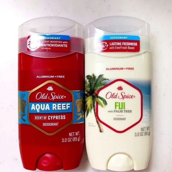 オールドスパイス デオドラント アクアリーフ&フィジー 制汗剤 2個セット 青 ブルースティック FIJI Old Spice