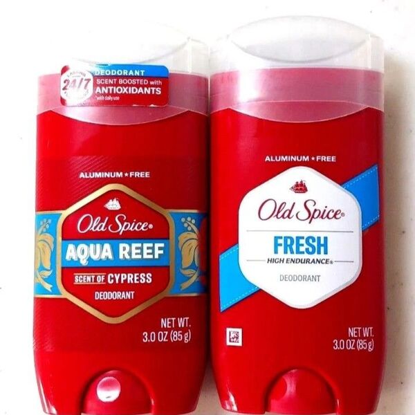 オールドスパイス デオドラント アクアリーフ&フレッシュ 85g 制汗剤 2個セット ブルースティック 青 old spice