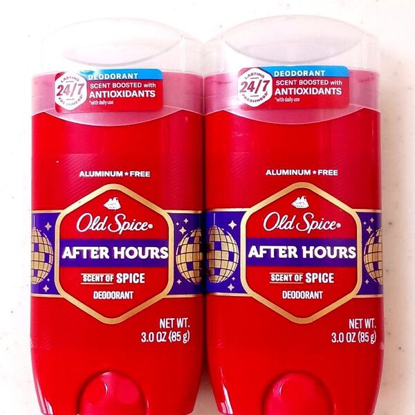 【2個セット】オールドスパイス アフターアワーズ デオドラント 制汗剤 スパイス 85g Old Spice