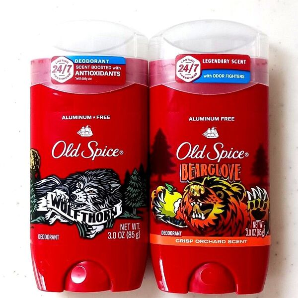 オールドスパイス デオドラント ウルフソーン&ベアグローブ 制汗剤 合計2個 old spice Wolfthorn