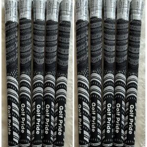 10黒 ゴルフグリップ プライドMCC 60R 滑り止め 10本セット