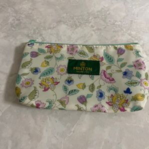 ミントン 小物入れ ポーチ 花柄 未使用に近い