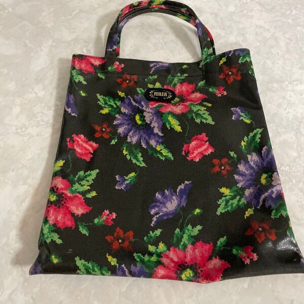FEILER フェイラー トートバッグ 花柄、ビニール