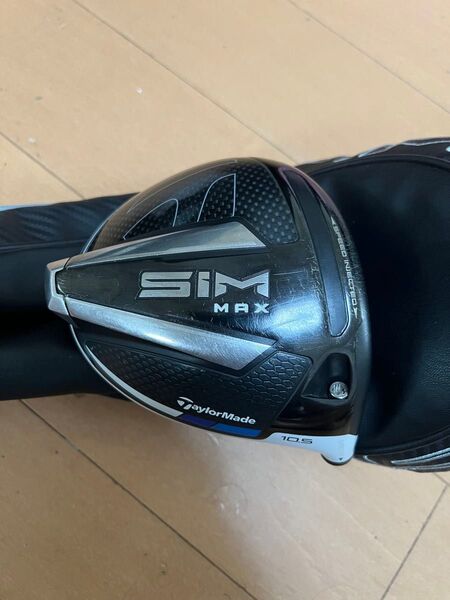 TaylorMade SIM MAX ドライバー 10.5度 ヘッド、カバーのみ