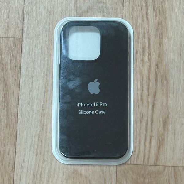 iPhone16Pro ケース シリコンケース 黒