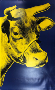 アンディ・ウォーホル / ANDY WARHOL “カウ / COW 12A” ラージサイズ・リプロダクション・ビンテージ・プリント R-163 notバンクシー