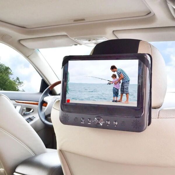 WANPOOL自動車後部座席ヘッドレストに乗せる車載スタンドは、Sony BDP ヘッドレストモニター
