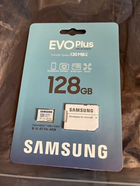 SAMSUNG microSDXCカード 128GB 未開封品 EVO Plus