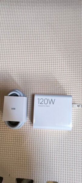 xiaomi120w急速充電器 1Mケーブル