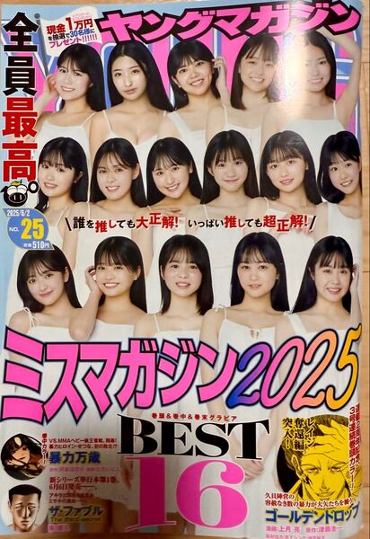週刊ヤングマガジン25号 2025年6月2日号 ミスマガジン2025