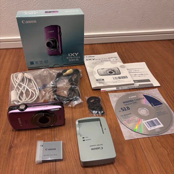 Canon IXY Digital 930IS キヤノン パープル コンパクトデジタルカメラ PC1437