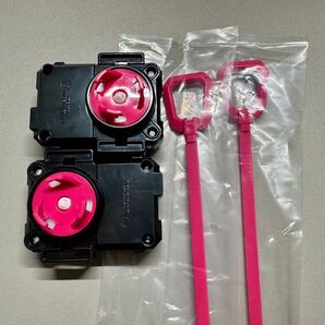 ベイブレードX バトルエントリーセットC ワインダーランチャー ピンク×ブラック 限定カラー 2つセット