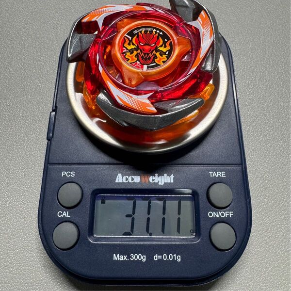 ベイブレードX エントリーセットC ドランブレイブS6-60V ブレードのみ 限定カラー レッド 重量37.71