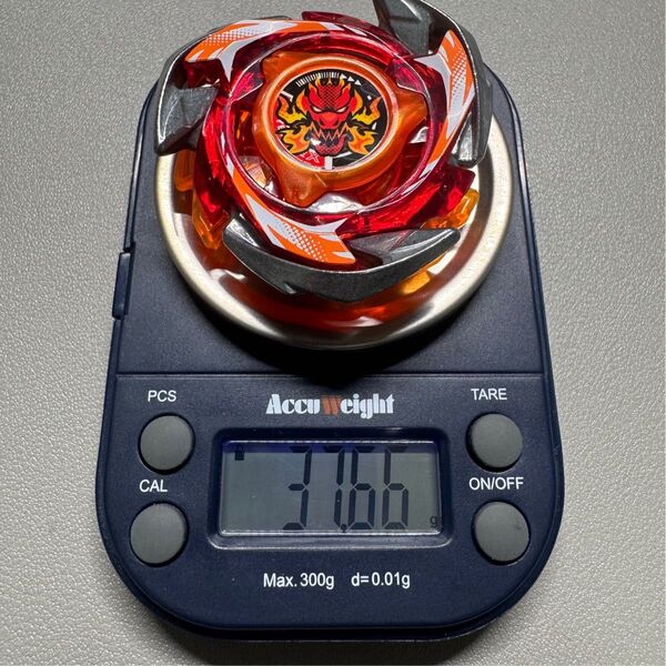 ベイブレードX エントリーセットC ドランブレイブS6-60V ブレードのみ 限定カラー レッド 重量37.66