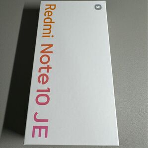 新古品 Redmi Note 10 JE クロームシルバー SIMフリー スマホ