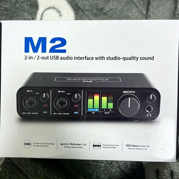 MOTU M2 オーディオインターフェース USB