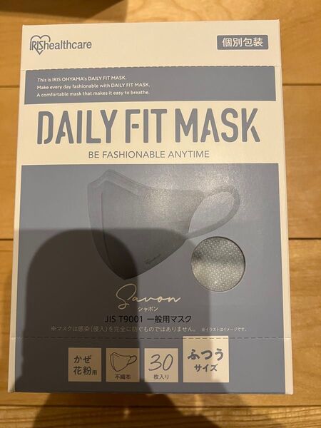 アイリスオーヤマdaily fitマスク シャボン30枚 個包装