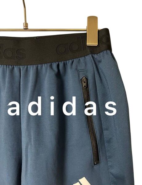 【美品】adidas アディダス ハーフパンツ ショートパンツ ネイビー M