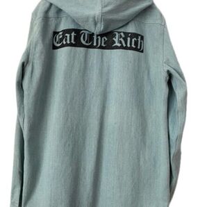 Eat The Rich デニムシャツ ライトブルー