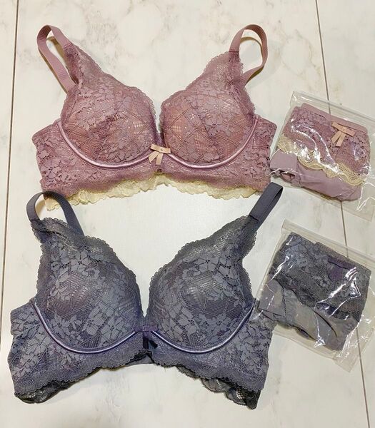 補正下着 上下セット 2セット ブラジャー ブラ ショーツ バストアップ バストケア