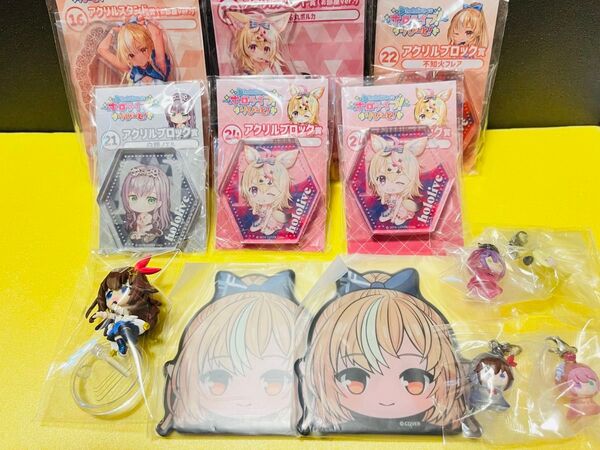 ホロライブ アクリルスタンド ブロック マグネット チャーム フィギュア フレア ポルカ ノエル