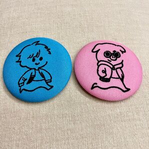 【2点セット】ドズル社アベイル刺繍缶バッジ★おらふくん、おおはらMEN★完売品