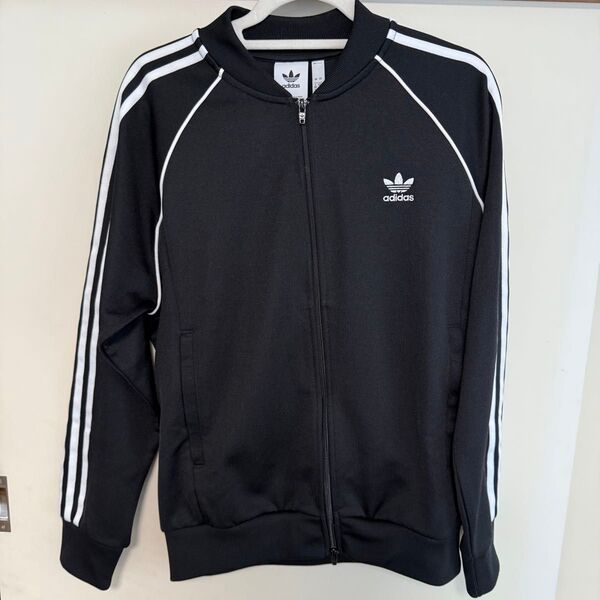 adidas originals 黒色 トラックジャケット アディダスオリジナルス ジャージ
