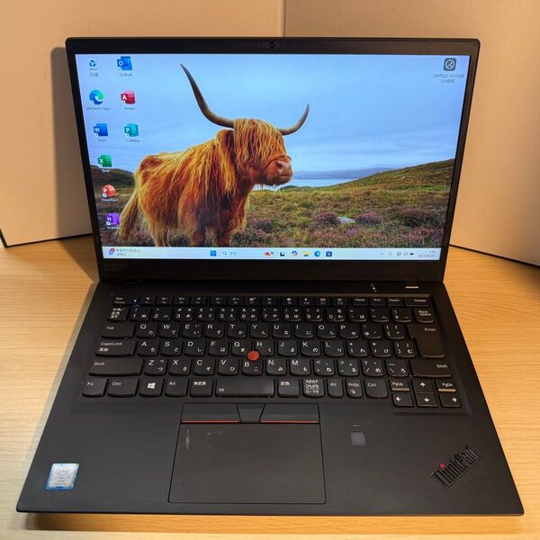 【即使用可能】ThinkPad X1 Carbon 6th i7 8世代 メモリ16GB SSD1TB Office2021付属