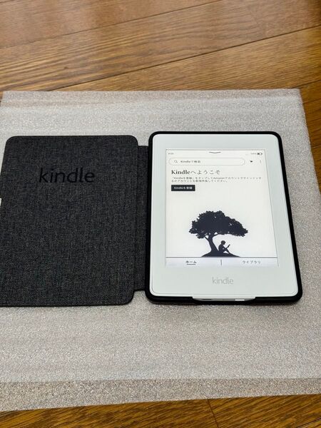 Kindle Paperwhite 7世代 32GB 電子書籍リーダー ホワイト カバー付き 広告無し