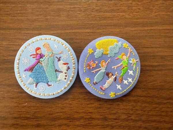刺繍缶バッジ ディズニー