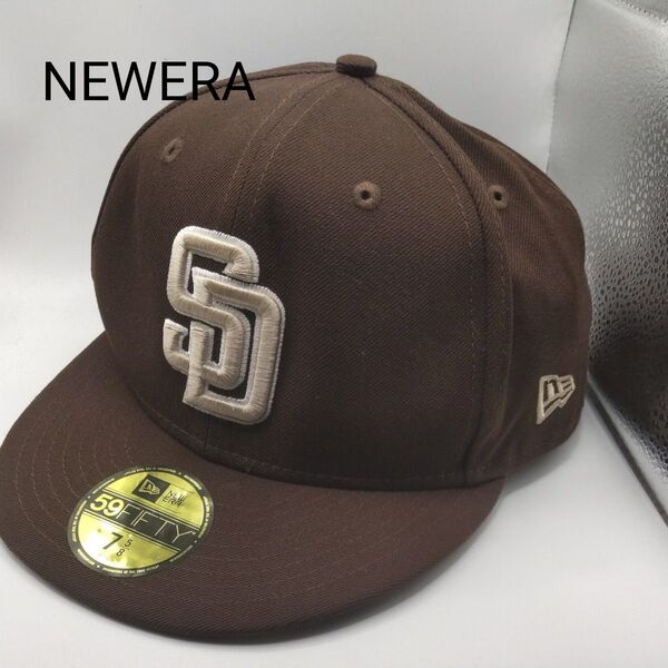 ◆113 NEWERA サンディエゴパドレス ブラウン キャップ ニューエラ