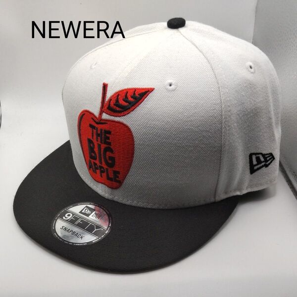 ◆116 NEWERA ビッグアップル ホワイト ニューエラ 帽子 キャップ