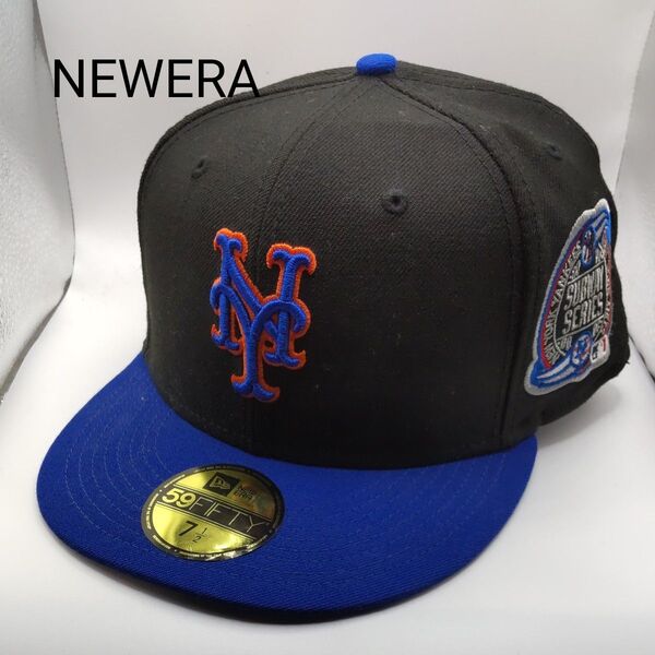 ◆261 NEWERA ニューヨークメッツ ブラック キャップ 帽子