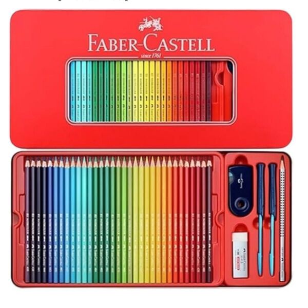FABER-CASTELL 水彩色鉛筆 100色セット ファーバーカステル 色鉛筆 水彩色鉛筆セット 文具 美術 画材