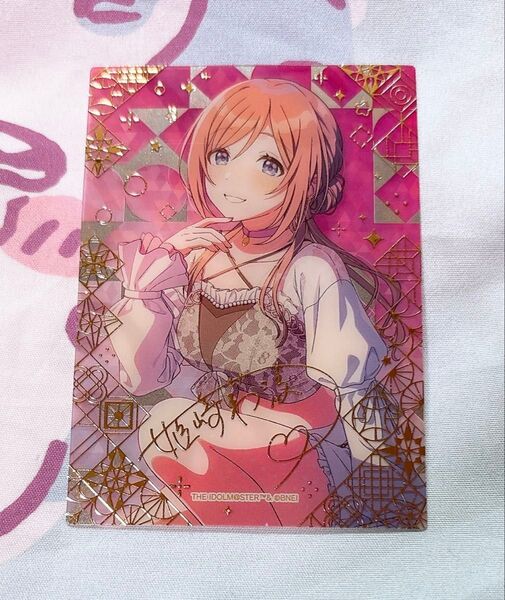 学園アイドルマスター 学マス アートクリアカード SP SR レア 箔押し サイン 姫崎莉波
