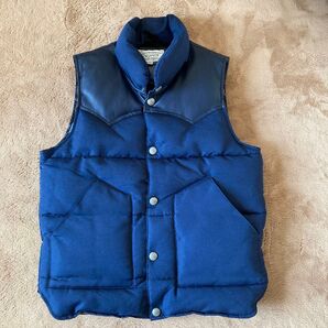 JUNGLESTORM CAMPING WEAR ネイビー ダウンベスト M