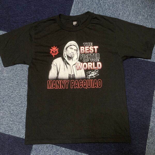 Manny Pacquiao マニー・パッキャオブラック Tシャツ L