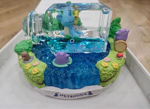 【韓国限定】ポケモン メタモンのタイムカプセル ウォーターボール ジオラマ フィギュア ロッテ