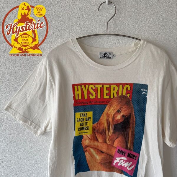 【即完売モデル】 HYSTERIC GLAMOUR ヒスガール ヒスグラ Tシャツ 半袖 古着 ヒステリックグラマー