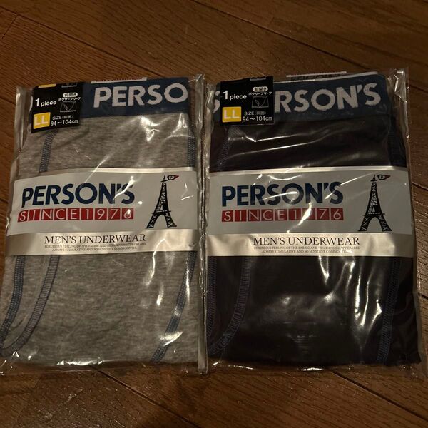 PERSON'S メンズ ボクサーパンツ LL 2枚セット 新品 未使用