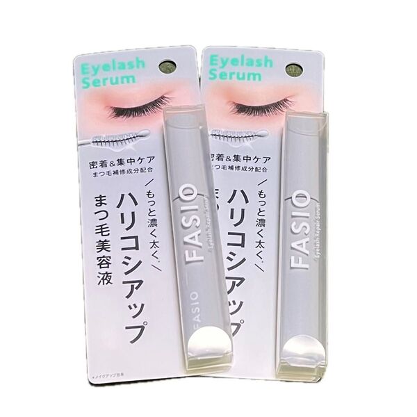 FASIO ファシオ まつげ美容液 まつ毛美容液 目もと用 5.5ml×2