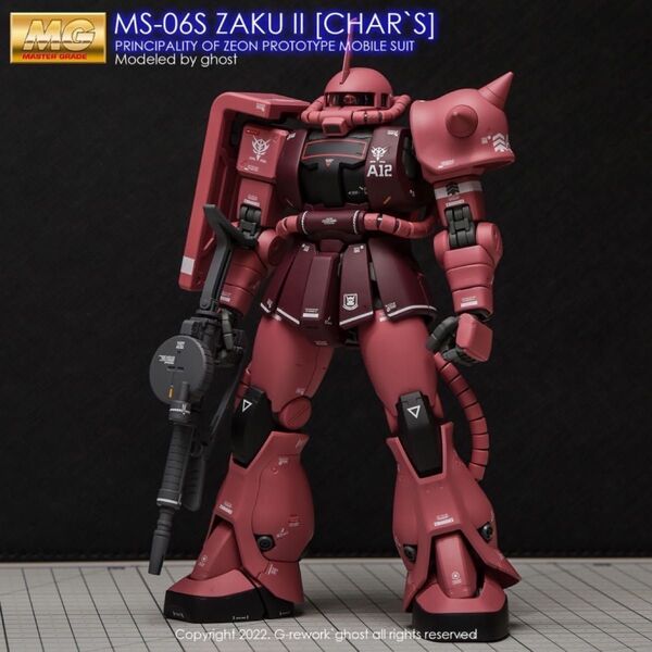 MG 1/100 MS-06S シャア専用ザク Ver.2.0専用水転写式デカール