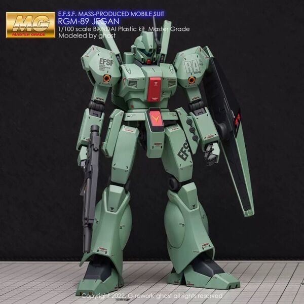 MG 1/100 RGM-89 ジェガン専用水転写式デカール