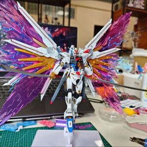 HG 1/144 マイティーストライクフリーダムガンダム専用光の翼+専用台座 セット