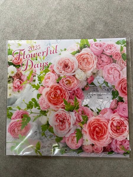 エイボン 2025 フラワーカレンダー FMG お花のカレンダー 壁掛け ポケット付 未開封