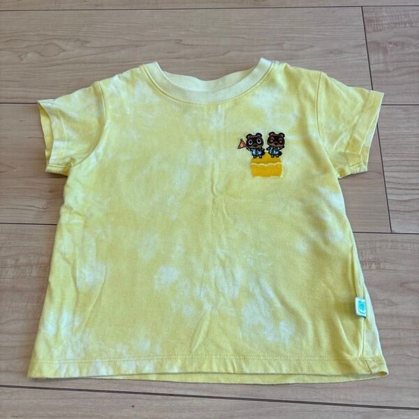あつまれどうぶつの森 たぬきち Tシャツ 90cm ユニクロ UNIQLO タイダイ柄