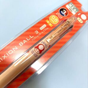 USJ限定 キノコ フリクション★3色ボールペン★新品 ゲルインキ マリオ お土産 グッズ 任天堂