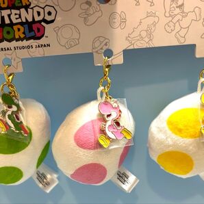 USJ限定 ヨッシー ぬいぐるみ たまご チャームセット 新品 マリオ キーチェーン お土産 グッズ